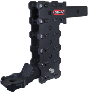 GEN-Y Hitch PHANTOM-X 2" Hollow Shank 9.5" Drop .7K TW 7K Hitch & Platinum Ball Mount - GH-13055X