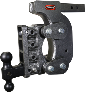 GEN-Y Hitch The BOSS TORSION-FLEX 2" Shank 12.5" Drop 1.7K TW 16K Hitch Dual-Ball Stabilizer - GH-1414
