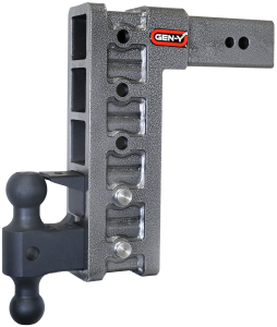 GEN-Y Hitch MEGA-DUTY 3" Shank 12" Drop 3.5K TW 32K Hitch with Dual-Ball & Pintle Lock - GH-1725