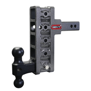 GEN-Y Hitch - GEN-Y Hitch MEGA-DUTY 2" Offset Shank 2.5" Rise 7.5" Drop 2K TW 16K Hitch & Dual-Ball - GH-215 - Image 1