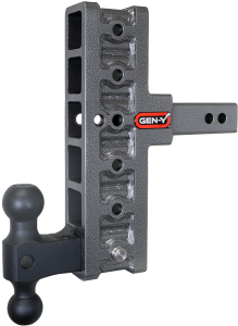 GEN-Y Hitch - GEN-Y Hitch MEGA-DUTY 2" Shank 7.5" Offset Drop 2K TW 16K Hitch & GH-051 Dual-Ball - GH-216 - Image 1