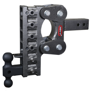 GEN-Y Hitch The BOSS TORSION-FLEX 2.5" Shank 10" Drop 1.1K TW 10K Hitch Dual-Ball PintleLock - GH-2326