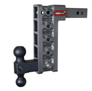 GEN-Y Hitch - GEN-Y Hitch MEGA-DUTY 2" Shank 10" Drop 1.5K TW 10K Hitch & GH-031 Dual-Ball - GH-315 - Image 1