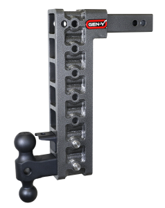 GEN-Y Hitch - GEN-Y Hitch MEGA-DUTY 2" Shank 15" Drop 1.5K TW 10K Hitch Dual-Ball & Pintle Lock - GH-327 - Image 1