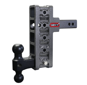 GEN-Y Hitch - GEN-Y Hitch MEGA-DUTY 2" Offset Shank 2.5" Rise 7.5" Drop 2K TW 10K Hitch & Dual-Ball - GH-415 - Image 1