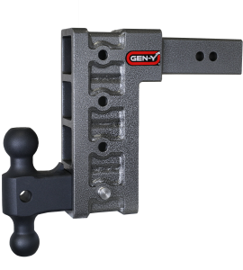 GEN-Y Hitch - GEN-Y Hitch MEGA-DUTY 2.5" Shank 9" Drop 3K TW 21K Hitch & GH-061 Dual-Ball - GH-614 - Image 1