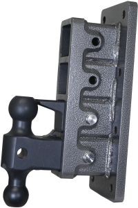 GEN-Y Hitch MEGA-DUTY 2.5" Bolt-On 9" Drop 3K TW 21K Hitch with Dual-Ball & Pintle Lock - GH-724