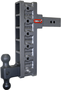 GEN-Y Hitch - GEN-Y Hitch MEGA-DUTY 2.5" Shank 12" Offset Drop 3K TW 21K Hitch & GH-061 Dual-Ball - GH-916 - Image 1