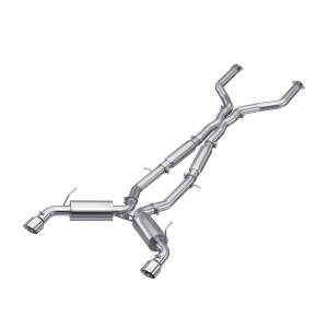 MBRP Exhaust - MBRP Exhaust 3in. Cat-BackDual Rear ExitT304Tour - S4405304 - Image 1