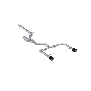 MBRP Exhaust - MBRP Exhaust 3in. Cat-Back2.5in. Dual Split RearT304CF Tips - S46153CF - Image 1