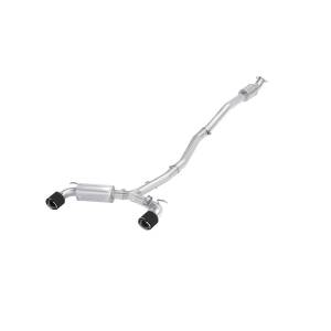 MBRP Exhaust - MBRP Exhaust 3in. Cat-BackDual Split Rear ExitActiveT304 with CF Tips - S47093CF - Image 1