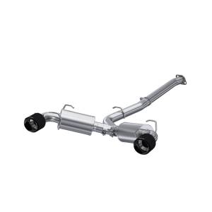 MBRP Exhaust - MBRP Exhaust 3in. Cat-BackDual Split RearT304CF Tips - S48043CF - Image 1