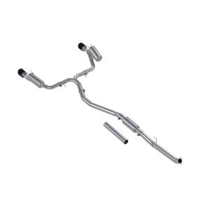 MBRP Exhaust - MBRP Exhaust 3in. Cat-Back2.5in. Dual Split RearT304CF - S49033CF - Image 1