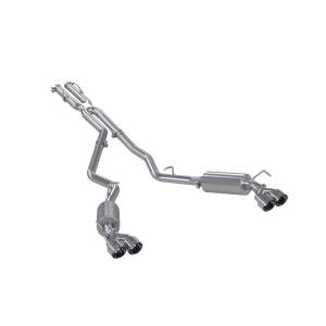 MBRP Exhaust - MBRP Exhaust 2.5in Cat-BackDual Rear ExitALQuad Tips - S5205AL - Image 1
