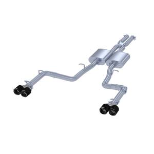 MBRP Exhaust - MBRP Exhaust 2.5in. Cat-BackDual Rear ExitT304CF Tips - S71113CF - Image 1