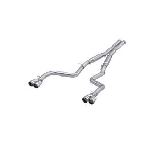 MBRP Exhaust - MBRP Exhaust 3in. Cat-BackDual Rear ExitStreet VersionALQuad Tips - S7115AL - Image 1