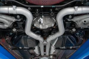 MBRP Exhaust - MBRP Exhaust 3in. Cat-BackDual Rear ExitQuad CF TipsStreet VersionT304 - S72053CF - Image 4