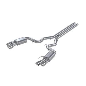 MBRP Exhaust - MBRP Exhaust 3in. Cat-BackDual Rear ExitQuad TipsStreet VersionAL - S7205AL - Image 1