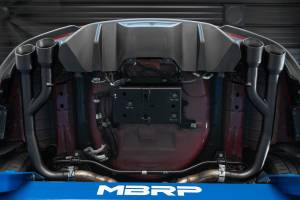 MBRP Exhaust - MBRP Exhaust 2.5in. Axle-BackDual Rear ExitBLKQuad Tips - S7211BLK - Image 4