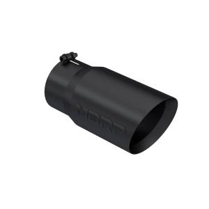 MBRP Exhaust - MBRP Exhaust 6" ODDual Wall Angled5" ID12" LengthBLK. - T5074BLK - Image 1