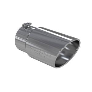 MBRP Exhaust - MBRP Exhaust Tip6in. O.D. Angled Rolled End 5in. inlet 12in. lengthT304. - T5075 - Image 1