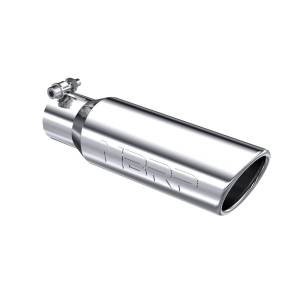 MBRP Exhaust - MBRP Exhaust Tip3in. O.D. Angled Rolled End 2in. inlet 10in. lengthT304. - T5113 - Image 1