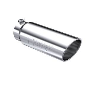 MBRP Exhaust - MBRP Exhaust Tip6in. O.D.Angled Rolled End5in. inlet 18in. in length. - T5125 - Image 1