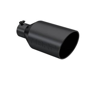 MBRP Exhaust Tip8in. O.D.Rolled End4in. inlet 18in. in lengthBLK. - T5128BLK