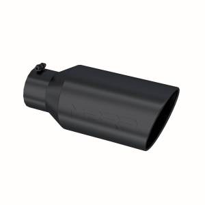 MBRP Exhaust Tip8in. O.D.Rolled End5in. inlet 18in. in lengthBLK. - T5129BLK