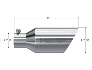 MBRP Exhaust - MBRP Exhaust Exhaust Tail Pipe TipT304 Stainless Steel. - T5161 - Image 2