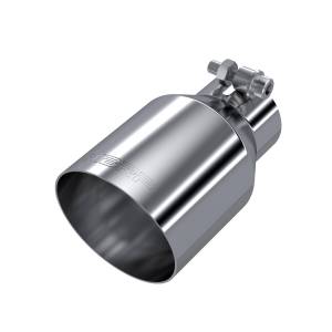 MBRP Exhaust - MBRP Exhaust Universal 2.5" InletSingle Wall Exhaust Tip. - T5176 - Image 1