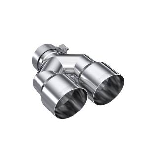 MBRP Exhaust Tip4in. OD Dual Out3in. IDSingle WallT304 - T5183
