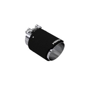 MBRP Exhaust - MBRP Exhaust Tip4in. OD Out3in. ID6.13in LengthDual WallCF T304 - T5188CF - Image 1