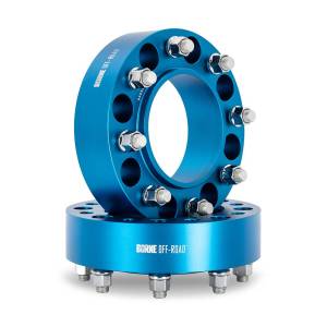 Mishimoto Wheel Spacers, 8X170, 125mm Center Bore, M14 X 1.5, 2.00-in Thick, Blue - BNWS-002-500BL