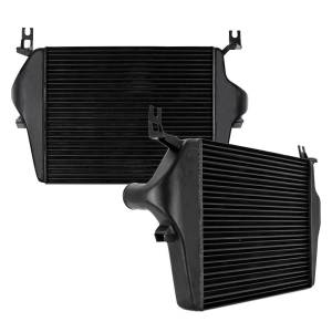 Mishimoto Cast End Tank Replacement Intercooler, Fits Ford 6.0L Powerstroke 2003-2007 - MMINT-F2D-03TBK