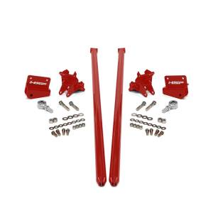 HSP Diesel - HSP Diesel 2001-2010 Chevrolet / GMC 58 inch Bolt On Traction Bars 3.5 inch Axle Diameter Flag Red - 035-1-HSP-BR - Image 4