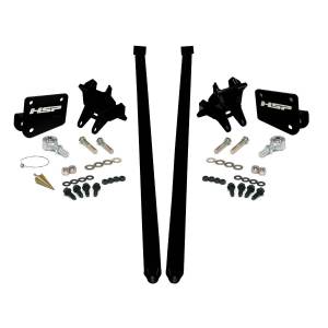 HSP Diesel HSP Traction Bars For 2017.5-2022 Ford Powerstroke 6.7 Liter F350 SRW Crew Cab Long Bed-Silk Stain Black - P-435-4-4-HSP-SB