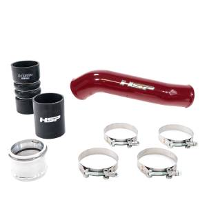 HSP Diesel HSP Replacement Hot Side Tube For 2011-2022 Ford Powerstroke F250/350 6.7 Liter-Illusion Cherry - P-400-HSP-CR