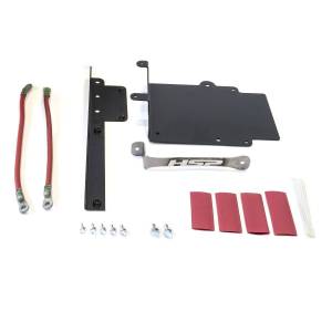 HSP Diesel - HSP Diesel HSP Battery Relocation Kit For 2017-2019 Ford Powerstroke F250/350 6.7L-Raw - HSP-P-425-2-HSP-Raw - Image 1