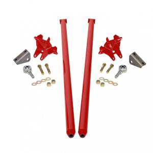 HSP Diesel 80 Inch Universal Traction Bars For Inline Leafspring 4 Inch Axle-Flag Red - HSP-U-035-3-4-HSP-BR