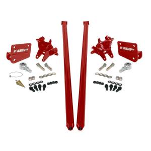 HSP Diesel - HSP Diesel Traction Bars For 2017.5-2022 Ford Powerstroke 6.7L F350 SRW (ECSB)-Flag Red - HSP-P-435-4-2-HSP-BR - Image 1