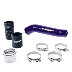 HSP Diesel Replacement Hot Side Tube For 2011-2022 Ford Powerstroke F250/350 6.7L-Illusion Purple - HSP-P-400-HSP-CP