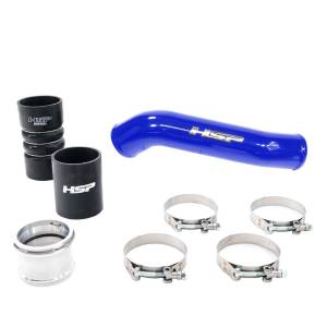 HSP Diesel Replacement Hot Side Tube For 2011-2022 Ford Powerstroke F250/350 6.7L-Illusion Blueberry - HSP-P-400-HSP-CB