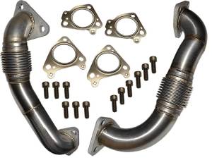 ATS Diesel ATS Direct Replacement Up-Pipe Kit Fits 2001-2010 6.6L Duramax - 204-138-4248