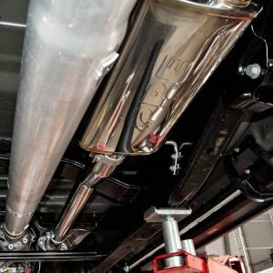 PPE Diesel - PPE Diesel Exhaust Cat Back Ford F150 (2015-2022) Polished Tube Black Tips - 317043020 - Image 3