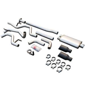 PPE Diesel - PPE Diesel Exhaust Cat Back Ford F150 (2015-2022) Raw Tube Black Tips - 317040020 - Image 2