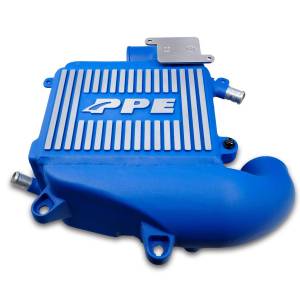 PPE Diesel 2020-2023 GM 3.0L Duramax LM2, LZO Air-To-Water Intercooler Kit Blue - 115030022
