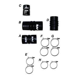 PPE Diesel LML 11-16 Silicone Hose And Clamp Kit Black - 115911114