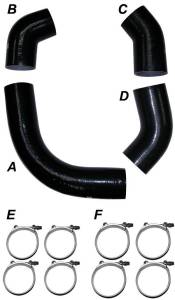 PPE Diesel LB7 2001 Silicone Hose And Clamp Kit Black - 115910101