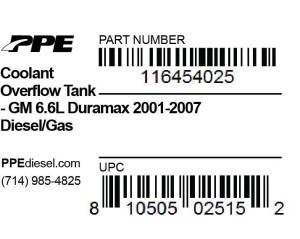 PPE Diesel - PPE Diesel Coolant Overflow Tank 01-07 - 116454025 - Image 2